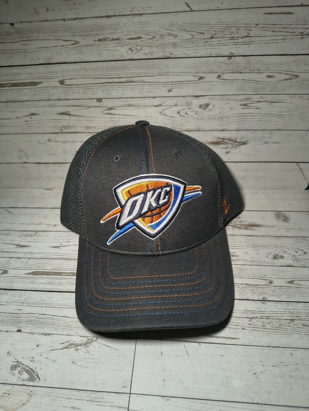 Oklahoma City Thunder Zephyr Thunder Shop Exclusive Snapback Trucker Hat OKC